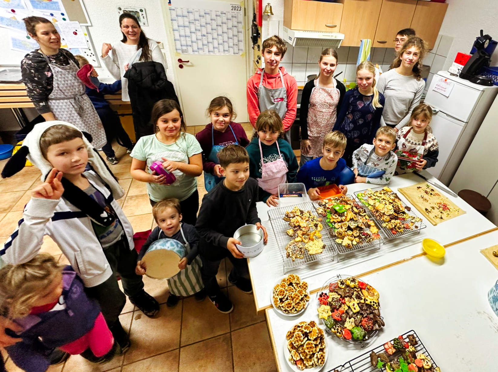 Weihnachtsplätzchen Backen in der Wachstation